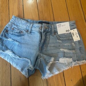 NWT Aeropostale denim shorts size 00
